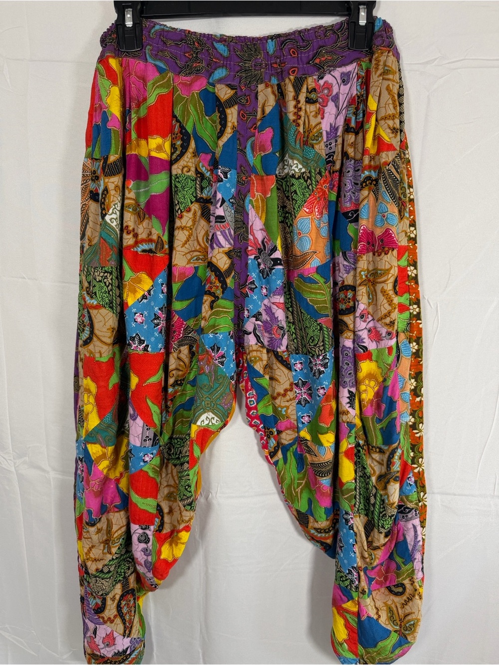 Vintage “Hammer” Contempo Colorful Patchwork Harem Pants